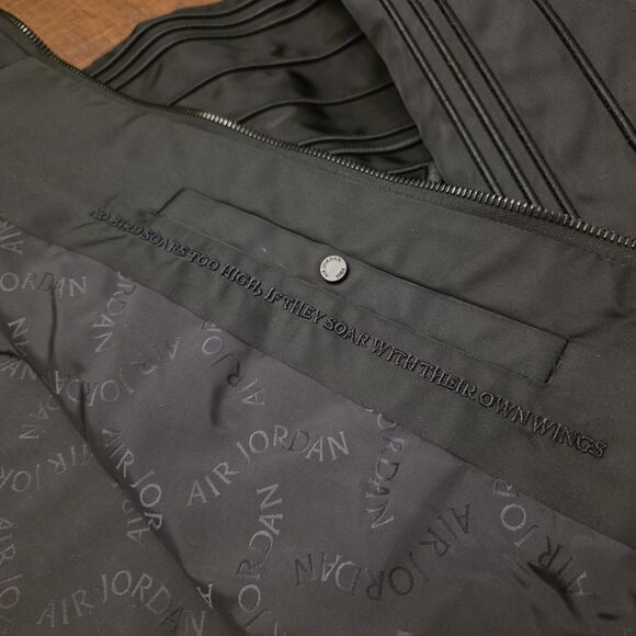 Rare Air Jordan Wings Made In Italy Track Jacket Black DX5789-010 Men's Size L - Picture 7 of 9